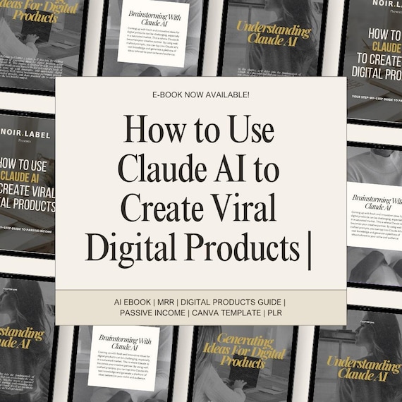 Claude AI Ebook: Create Viral Digital Products (MRR, PLR)