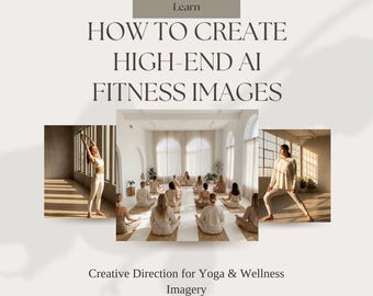 AI Fitness Campaign Guide | Creative Direction for Yoga & Wellness Imagery
