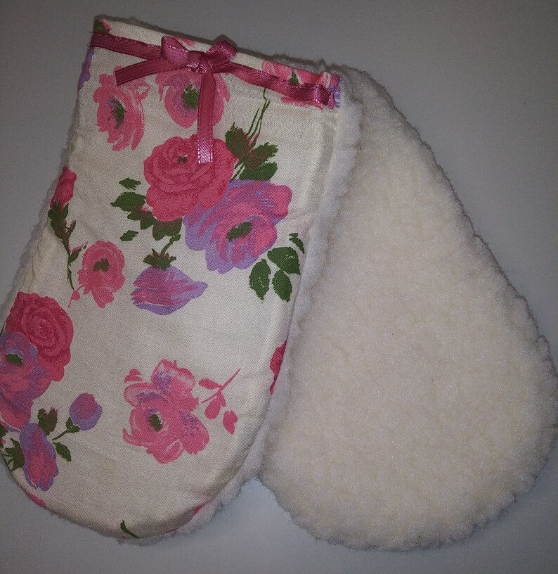 Powder Puff Mitt Etsy