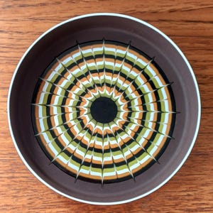 Hornsea Lancaster Vitramic Muramic 1978 Trinket Planter Dish. Vintage Hornsea Pottery. Retro 70s decor.