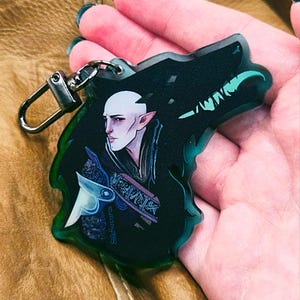 Solas Dragon Age Dreadwolf Acrylic Charm