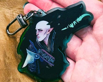 Solas Dragon Age Dreadwolf Acrylic Charm