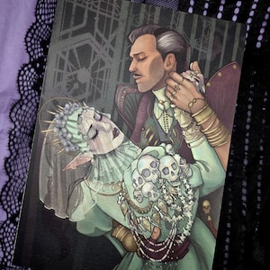 Impresión A5 metálica de Dragon Age de Emmrich Volkarin x Mourn Watch Rook