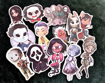 Dead By Daylight Inspired Slasher Killer Gloss Paper Horror Stickers 80s 90s Movies