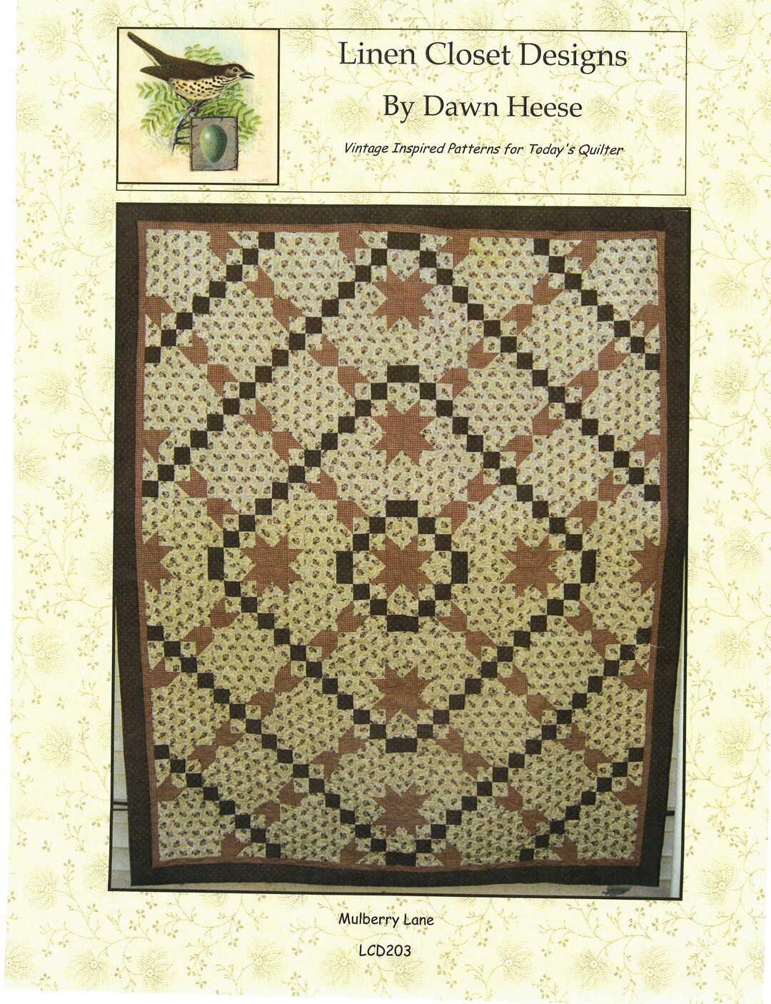 Quilt Pattern Linen Closet Designs mulberry Lane Used Etsy