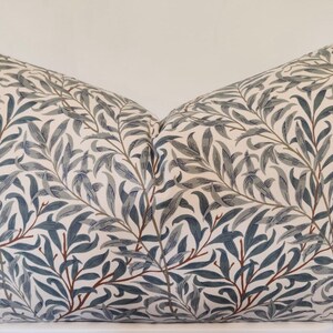 Cushion Cover William Morris Willow Bough, Green, 45cm, 50cm, 16'' 18'' 20'' 22'' 24''. Double sided, UK image 4