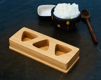 Onigiri Mold - 3-Hole Japanese Rice Ball Press (5cm  tall Onigiri)