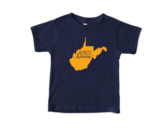 Almost Heaven West Virginia inspired KIDS Toddler Tee