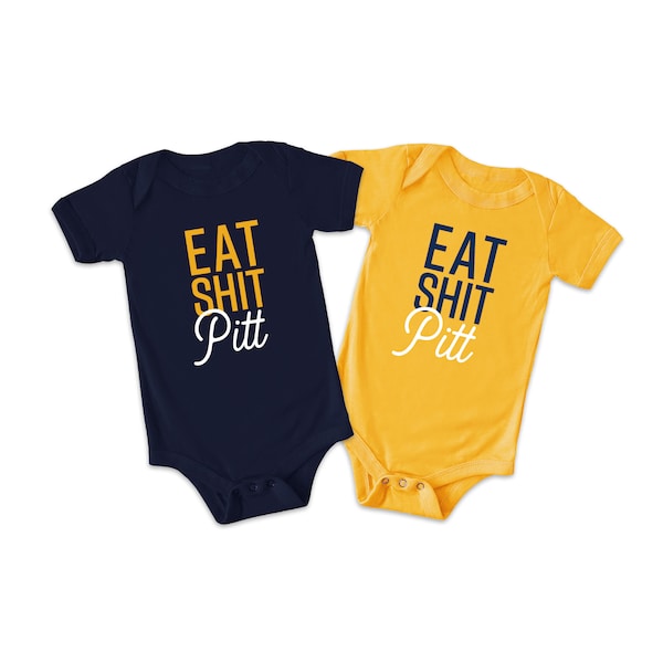 Eat Sh*t Pitt Baby Bodysuit