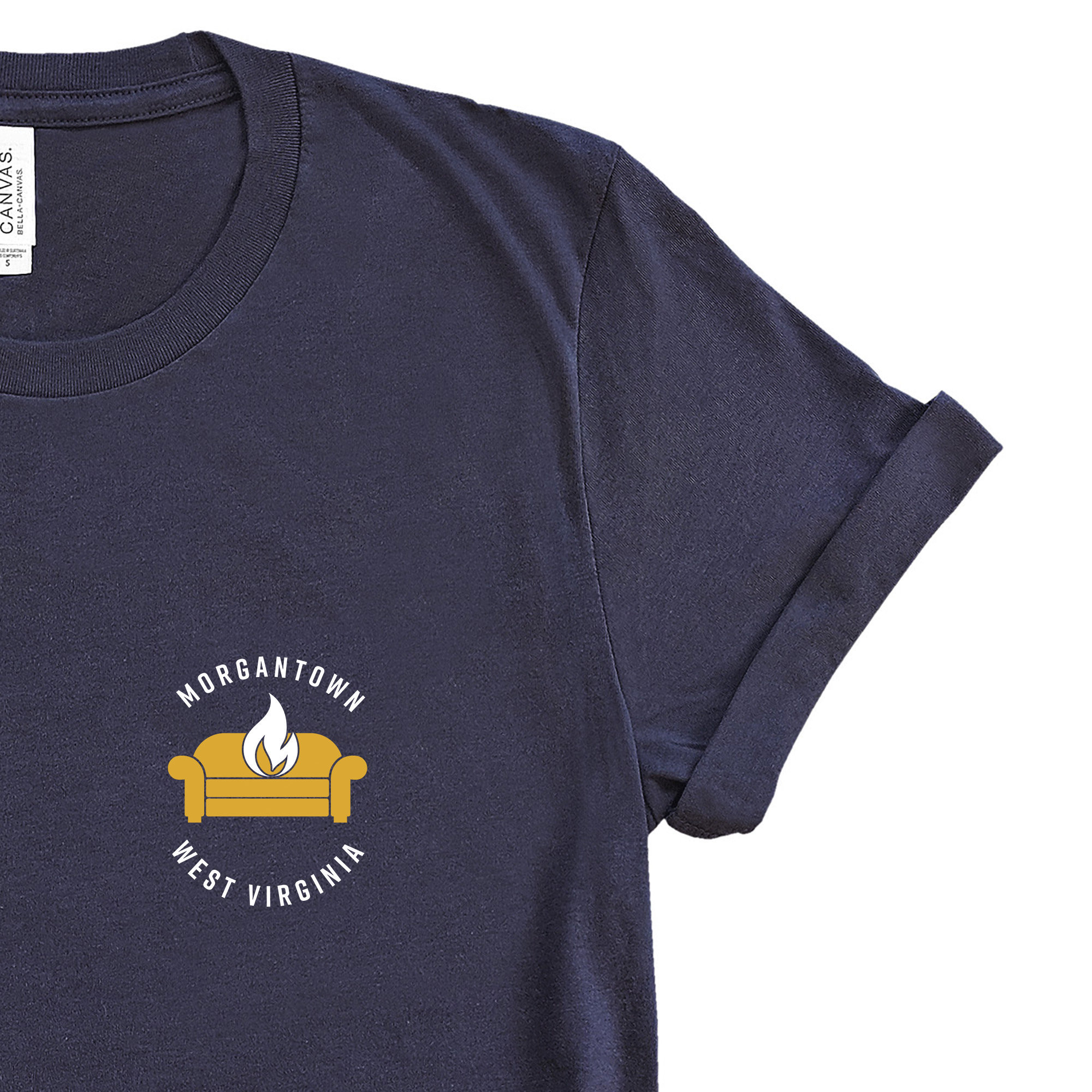 West Virginia Couches Burned Tshirt Etsy