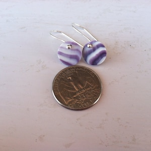 Small Wampum Disc Earrings