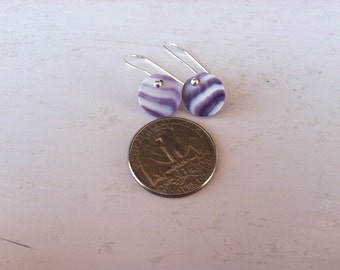 Small Wampum Disc Earrings