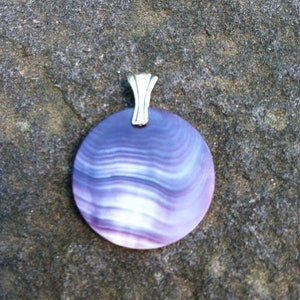 Medium Wampum Disc Pendant
