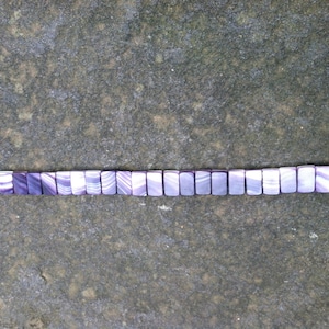 Flat Bead Wampum Bracelet image 1