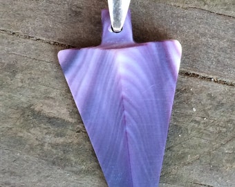 Wampum Arrowhead Pendant