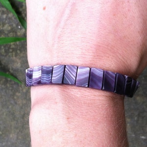 Flat Bead Wampum Bracelet image 2