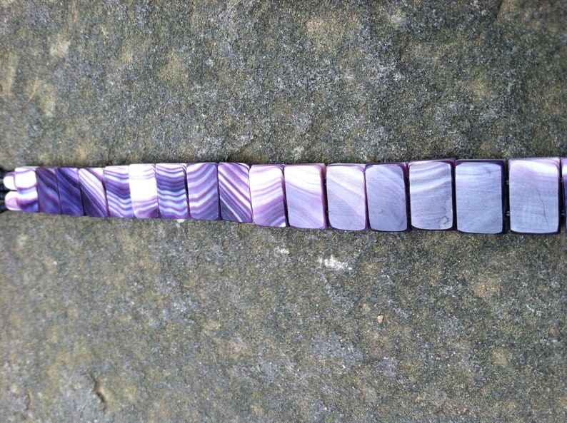 Flat Bead Wampum Bracelet image 4