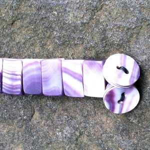 Flat Bead Wampum Bracelet image 3