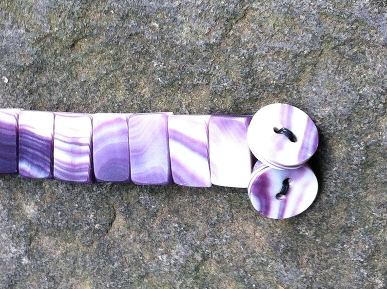 Flat Bead Wampum Bracelet image 3