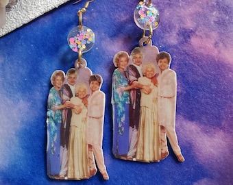 Golden Girls Earrings - Thank You for Being A Friend