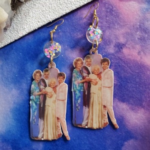 Golden Girls Earrings - Thank You for Being A Friend