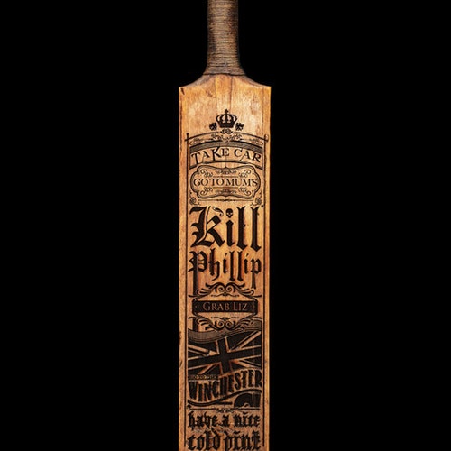 Shaun of the Dead Laser Etched Cricket Bat Etsy