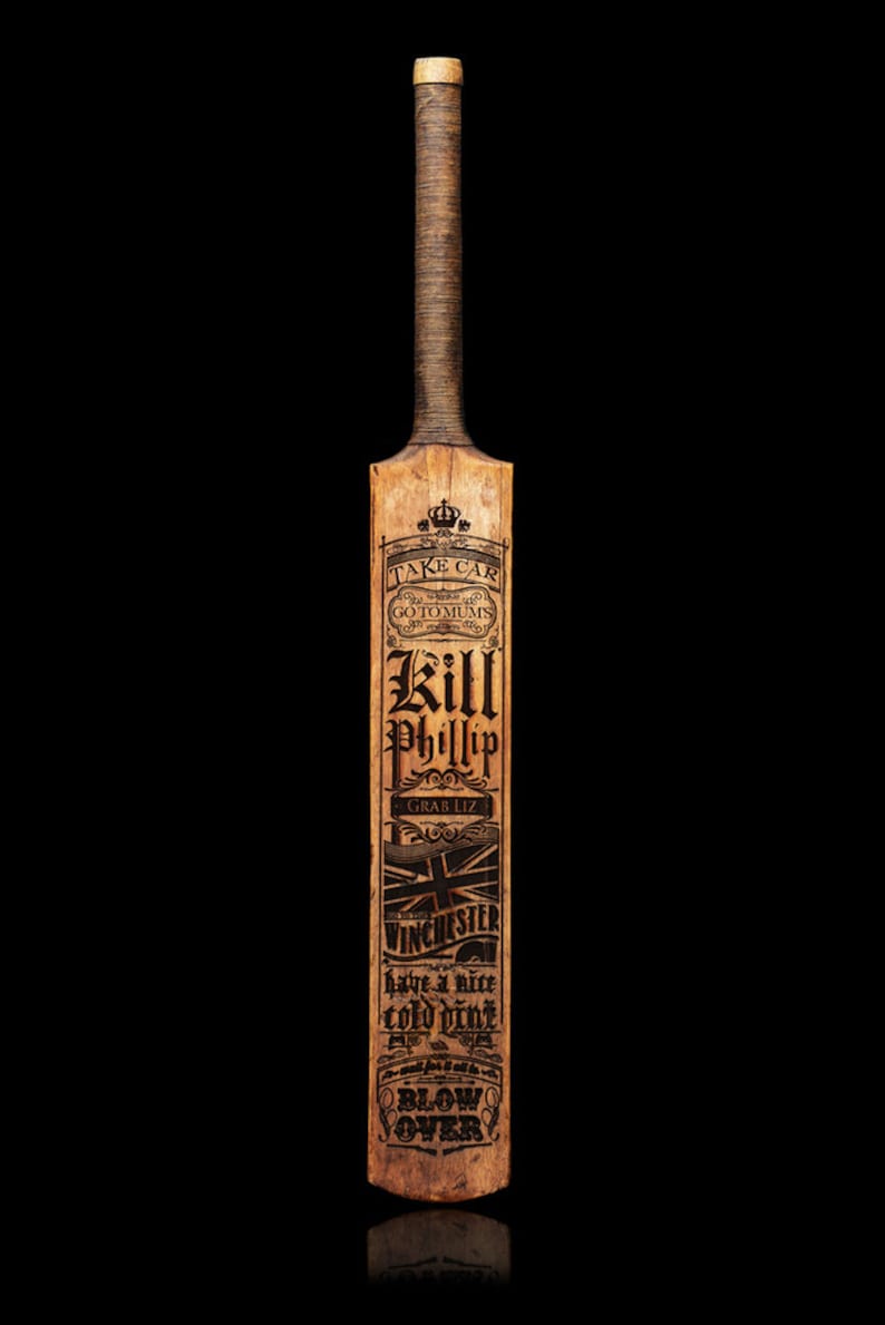 Shaun of the Dead Laser Etched Cricket Bat Etsy