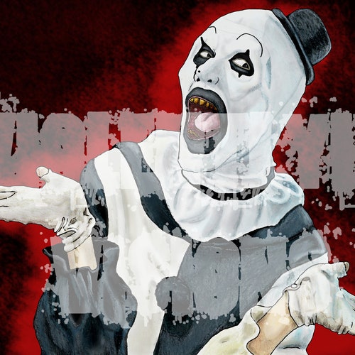 Stickers Art the Clown Terrifier Horror Movies Bloody Etsy New Zealand