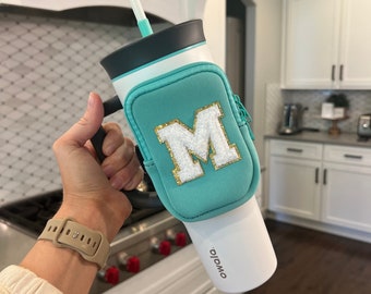 40oz tumbler Fanny pack, tumbler pouch, customized pouch, bachelorette gifts, bridesmaid gifts, custom tumbler pouch, Tumbler Backpack