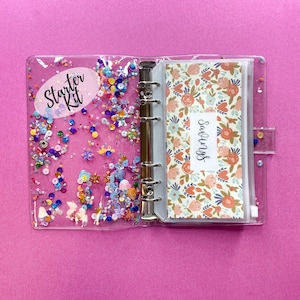 PATTERNED Cash Envelope STARTER KIT , Custom A6 Budget Envelopes with labels, Budget Binder, Budget Planners Personalized Cash Budgeting Set