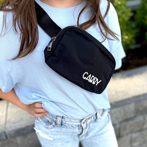 Personalized Nylon Fanny Pack: Custom Travel Waist Bag