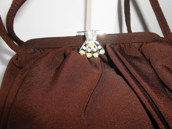 1950's Brown Handbag , JL USA, Bags Evening Purse… - image 5