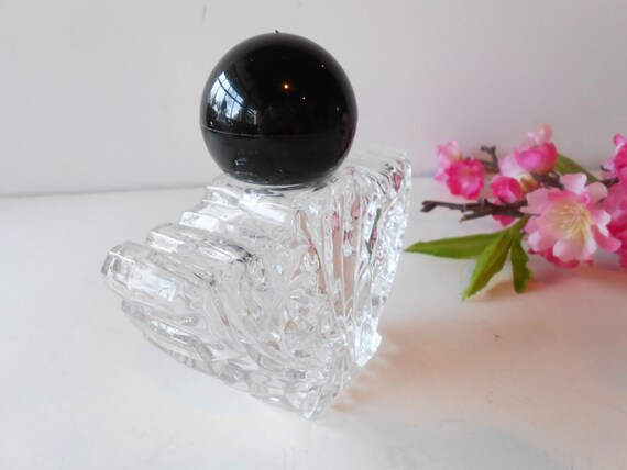 Vintage Perfume Bottle, Glass Scent Bottle, Bride… - image 3
