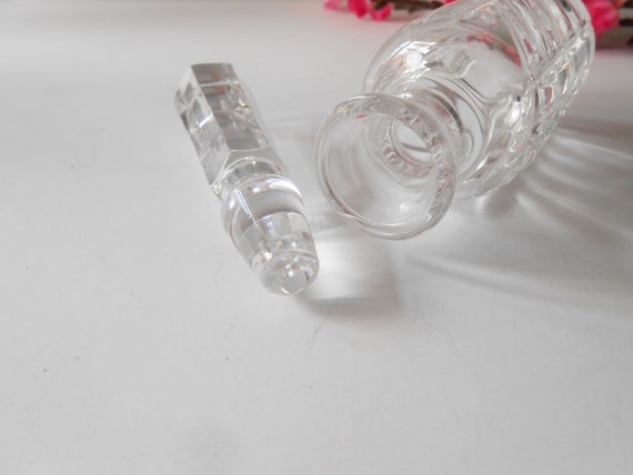 Vintage Perfume Bottle, Glass Scent Bottle, Old P… - image 10