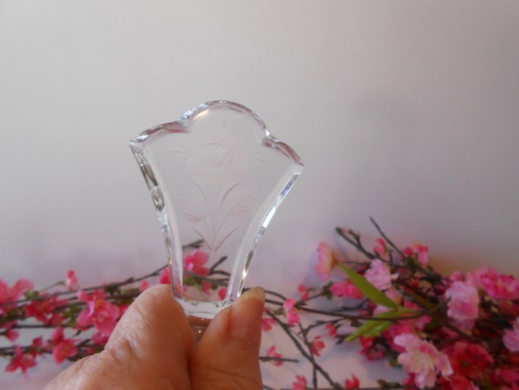 Romantic Perfume Bottle, Glass Scent Bottle, Glam… - image 4