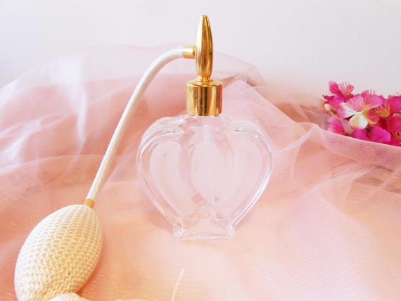 Perfume Bottle With Atomizer, Frosted Glass Scent Bottle, Stunning