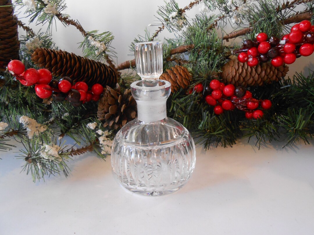 Waterford Crystal Perfume Bottle, Luxury Glass Bottle Crystal Stopper