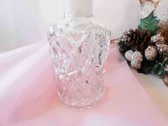 Vintage Glass Perfume Bottle, Glamorous Scent Bot… - image 4