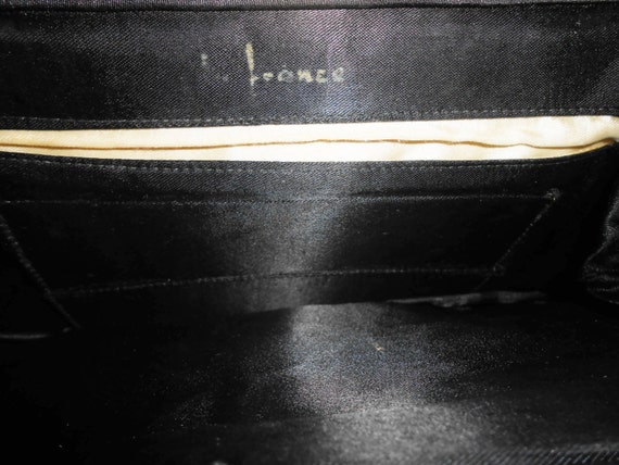 Vintage Evening Bag, Black Evening Bag by La Fran… - image 3