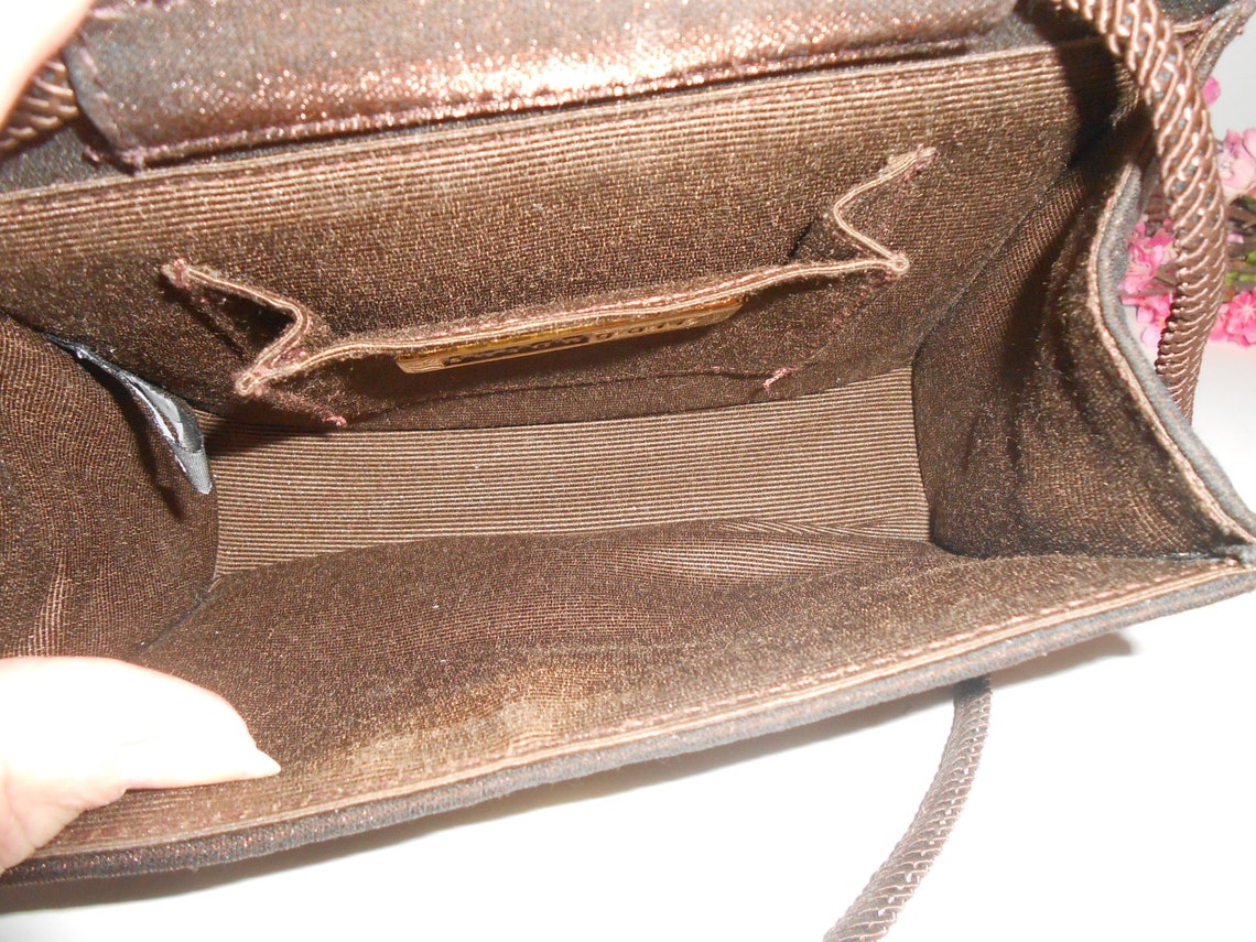 1960s Leopard Print Evening Bag Tan Black Taffeta Animal Etsy