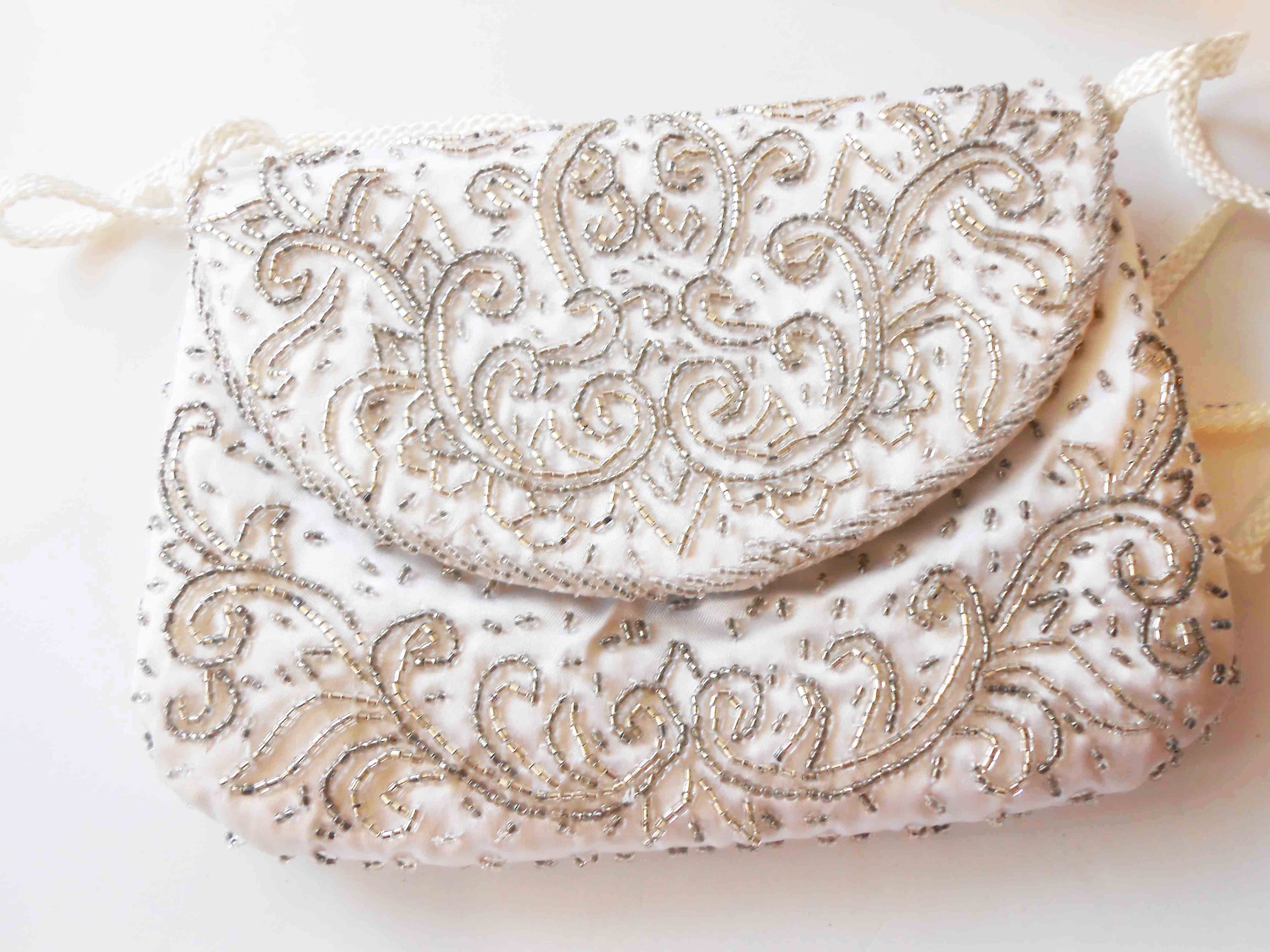 Crystal Clutch Bag Apricot Silver Purse Beaded Shoulder Bags Wedding  Handbags | eBay