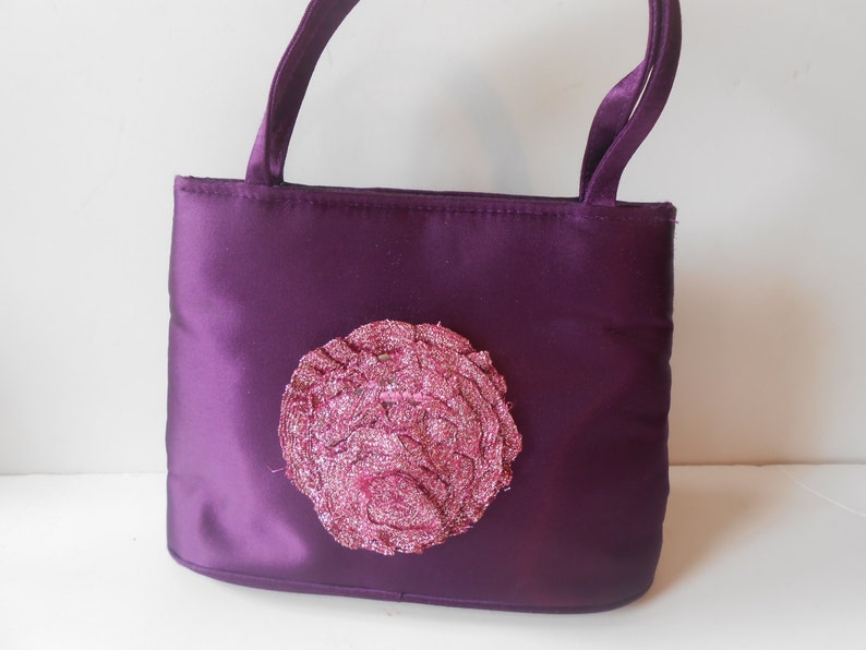 plum evening bag
