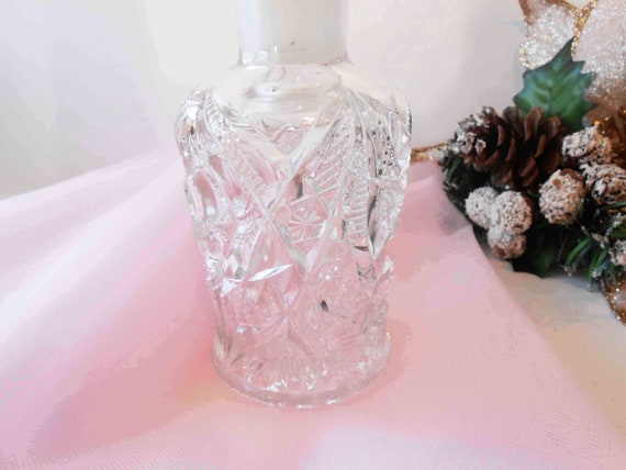 Vintage Glass Perfume Bottle, Glamorous Scent Bot… - image 9