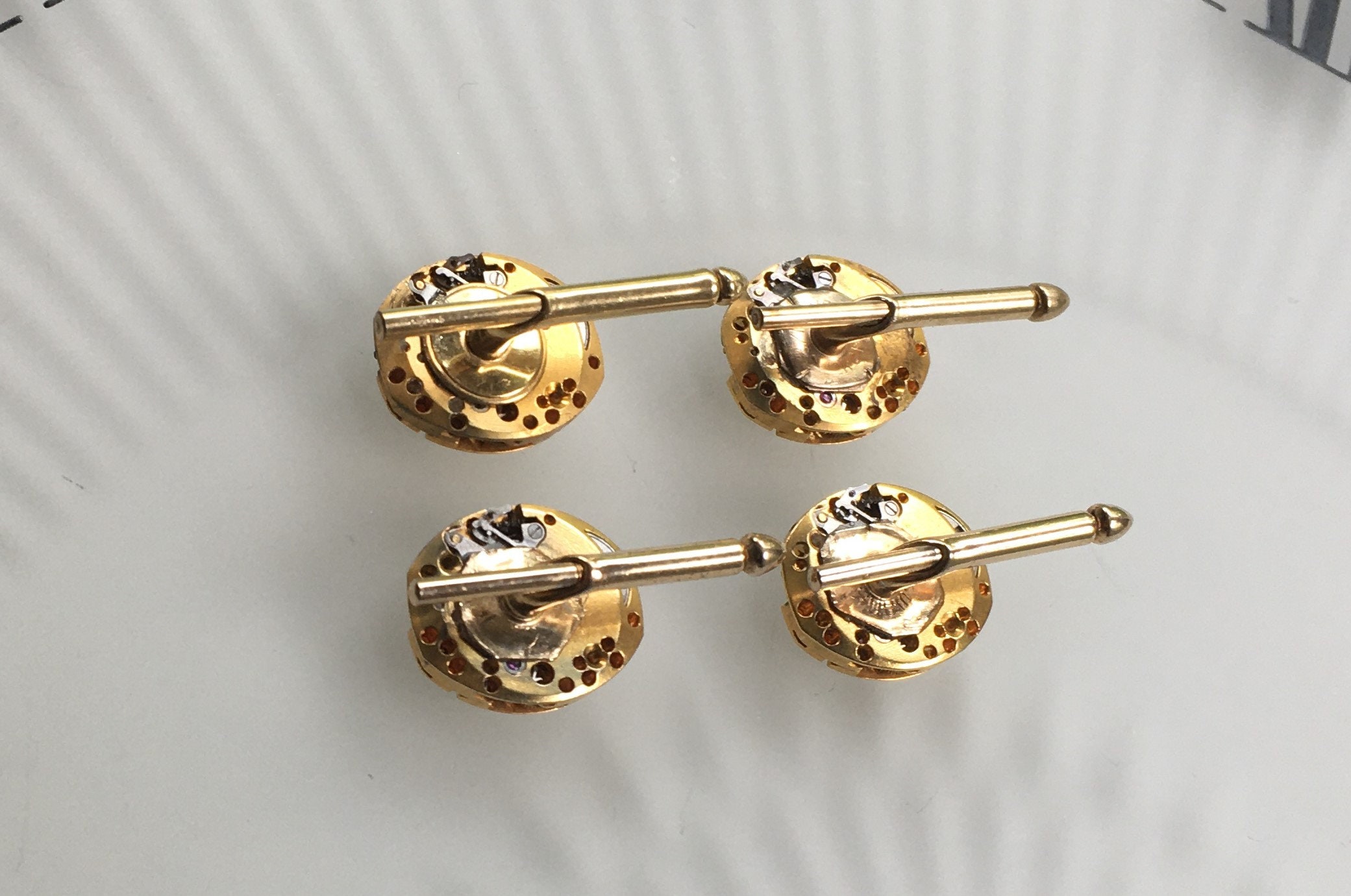 Steampunk Tuxedo Shirt 'button Studs' Exquisite Rare Etsy Sweden