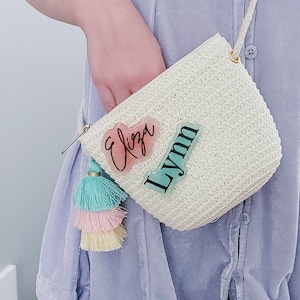 Personalized Kids Straw Purse | 3 Options