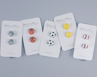 2 Pack Hair Ties | Sports Balls | 5 Options