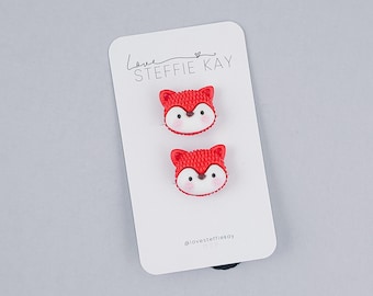 2-Pack Hair Ties | Fox Heads