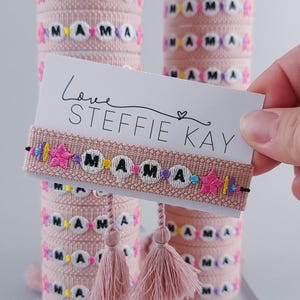 Embroidered Tassel Bracelet | Mama