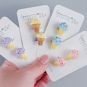 2er-Pack Haargummis | Eistüten