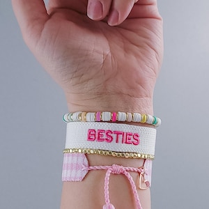 Embroidered Tassel Bracelet | Besties